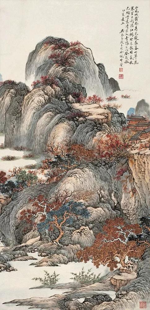五琴木山水画赏析插图