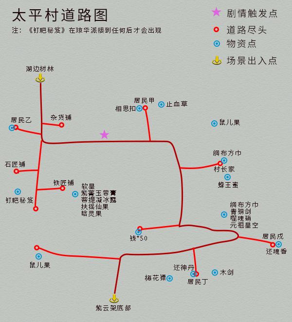 单机游戏《仙剑4》完整图文攻略，详细地图物资标记-第6张图片-9158手机教程网