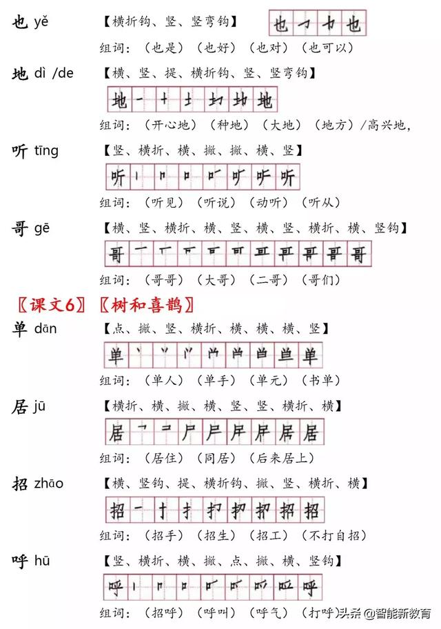 低的笔顺