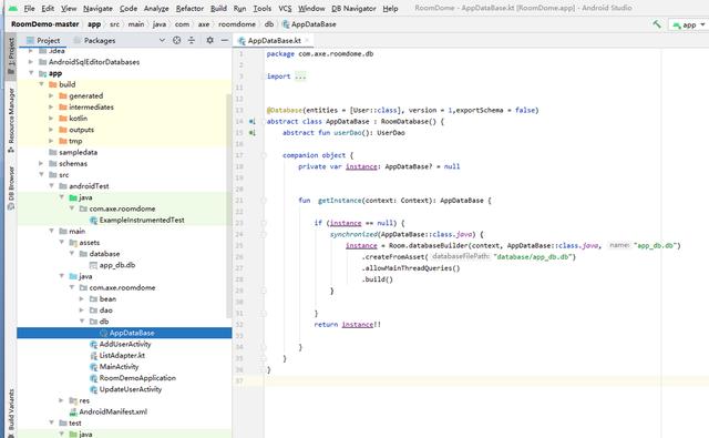 Android预填充 Room 数据库使用实验