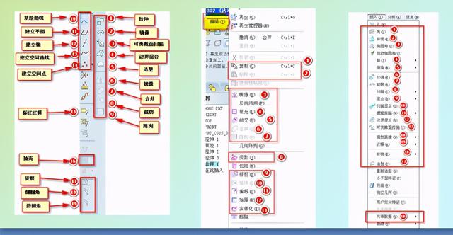 preo工程图中显示展平