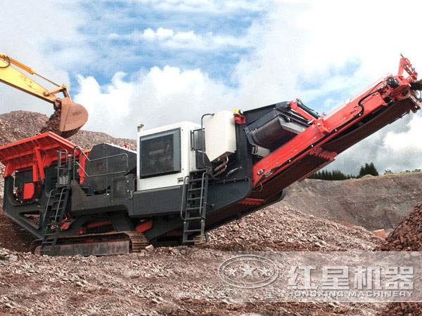建筑垃圾油电两用破碎机
