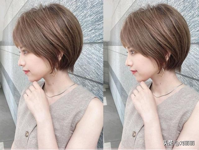 女式短发发型2021年最新款2022流行的发型女生中短发