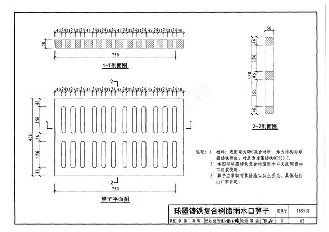 雨水井图集16s518雨水口图集