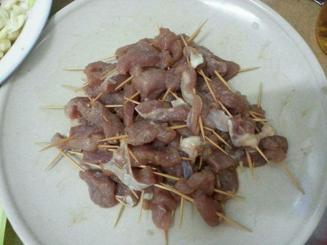 微波炉烤肉串