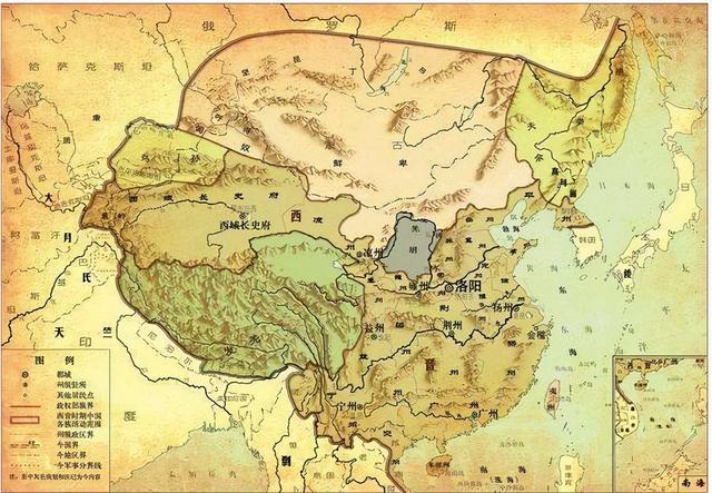中国十三个朝代时期的疆域面积一览