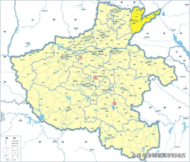 濮阳县地图高清版大图(濮阳县行政区域划分)