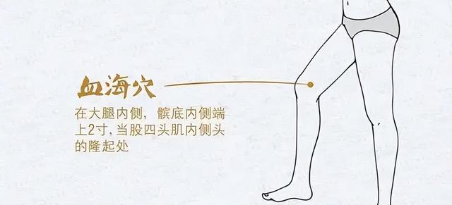 祛斑的开关——地机、血海