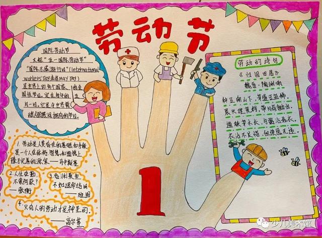 5.1劳动节手抄报,五一劳动节手抄报画简单又漂亮 2020年?-营销圈