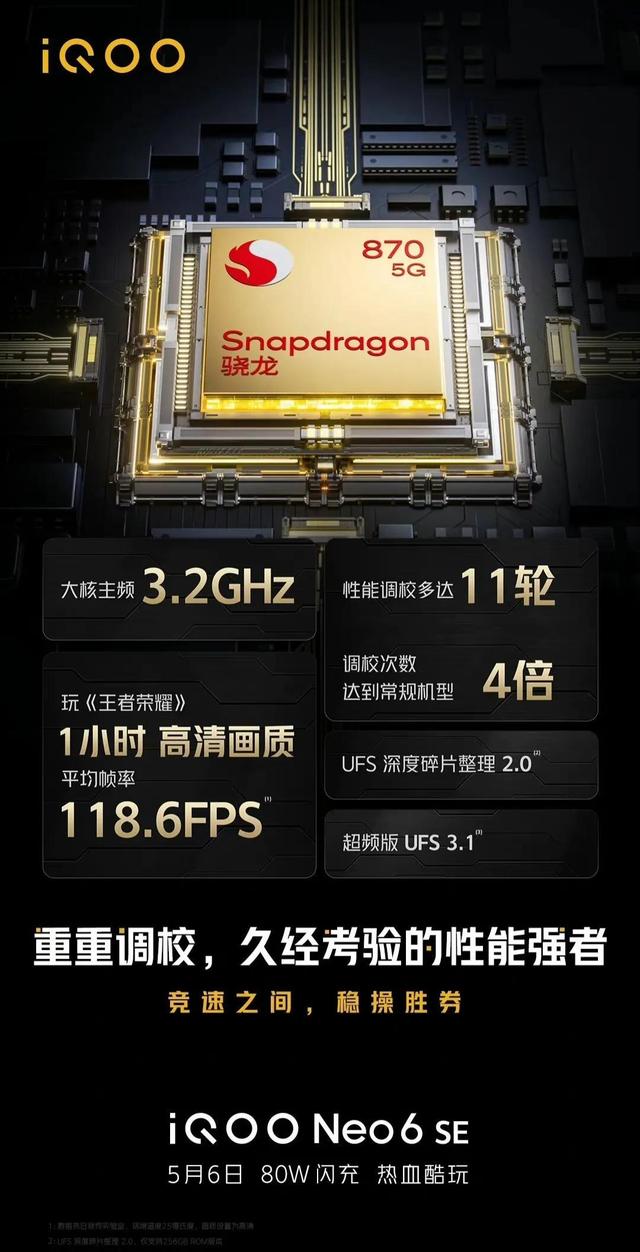 iQOO Neo 6 SE预热