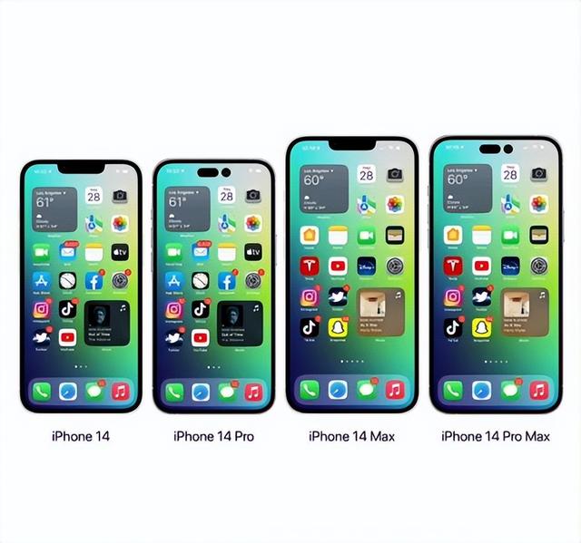 iPhone 14“全家福”图片曝光：没有mini版 Pro版更香
