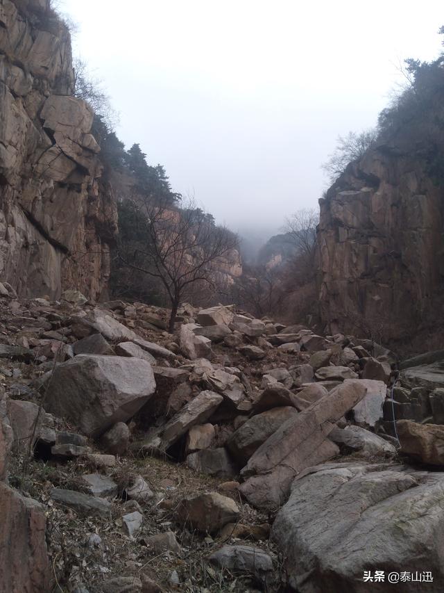 驢行泰山之黃崖山西山梁橫嶺