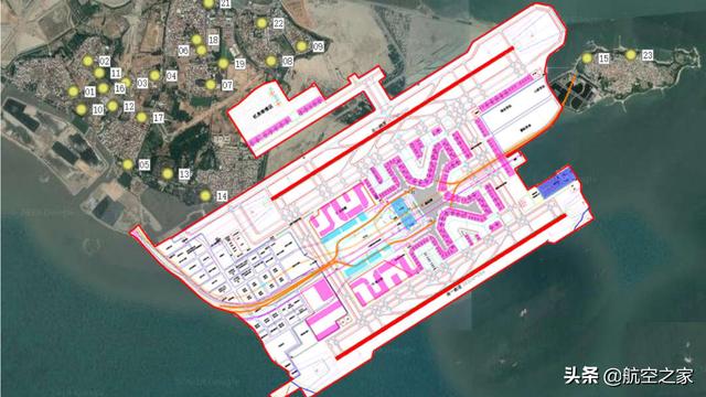 厦门新机场投资550亿、填海1.3万亩，距离金门15公里，2025年启用