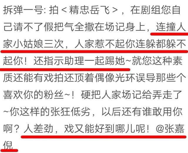 张嘉倪：长着一张倾国倾城的脸，却有一张谎话连篇的嘴，可惜了