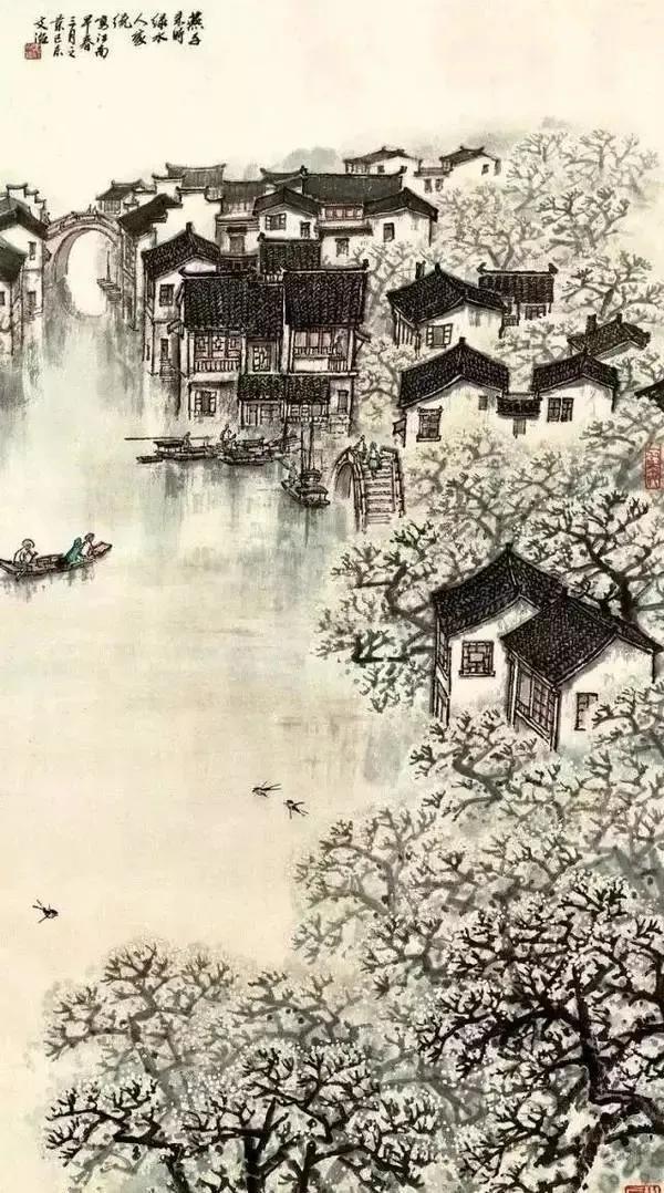 国色山水画插图