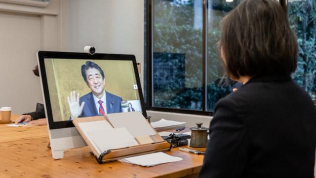 安倍“面见”蔡英文，大表“挺台忠心”，真当岸田文雄不存在？