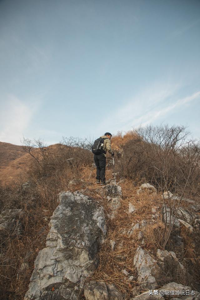 北京徒步登山：房山藥王谷-櫻桃谷登山步道環穿，山野冬季蕭瑟美