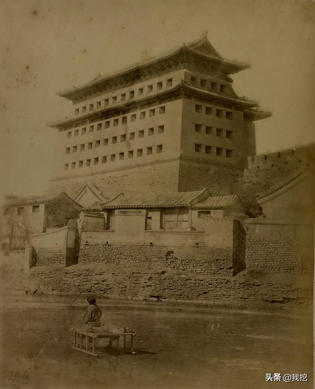 老照片北京城墙