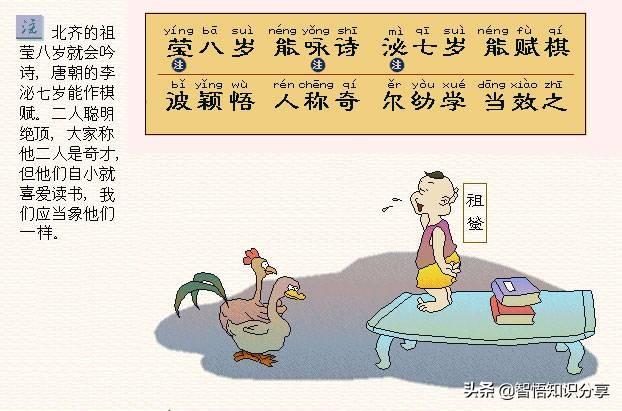 卡通图案带拼音注解，这个版本幼儿启蒙读物《三字经》要收藏起来