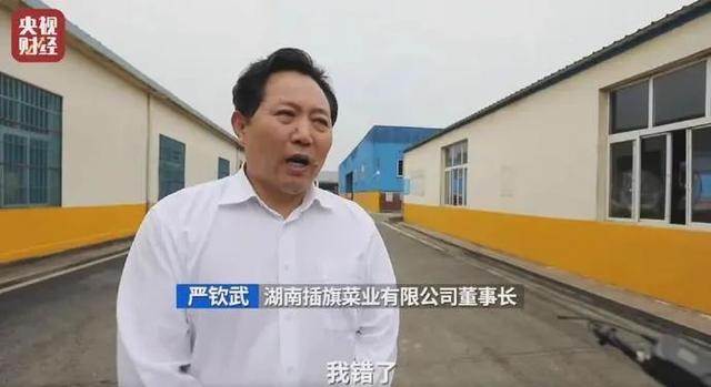 315晚会之后，插旗菜业董事长道歉，公司停工