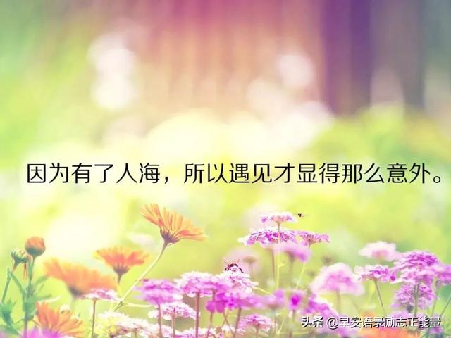 朋友圈最伤感的心灵鸡汤心情说说，朋友圈励志早安心语满满正能量
