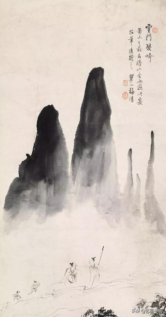 《梅青仙》是中国山水画选集，充满空气，意境无限插图