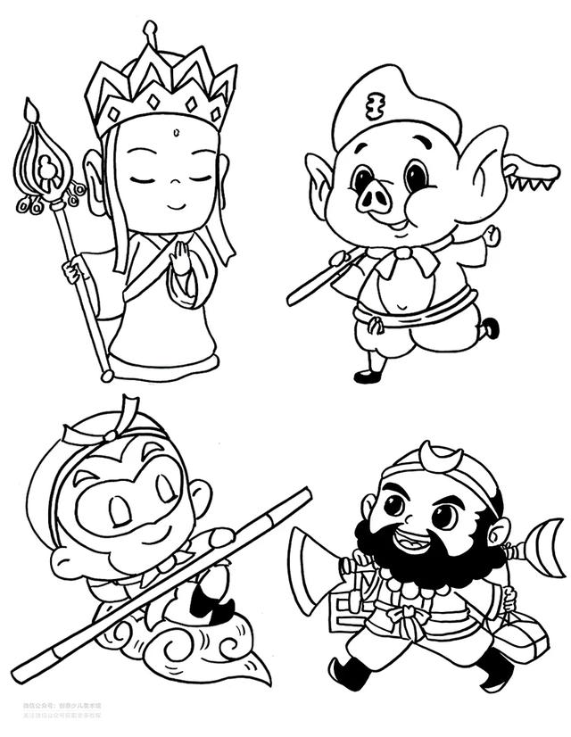 参考图片素材结合自己的想象进行创作先用铅笔在素描纸上勾勒出人物