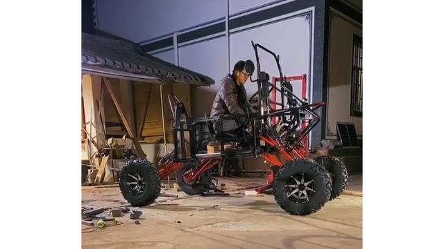 80后小哥放弃百万年薪回乡造车，改装技术过硬，被称造车狂人