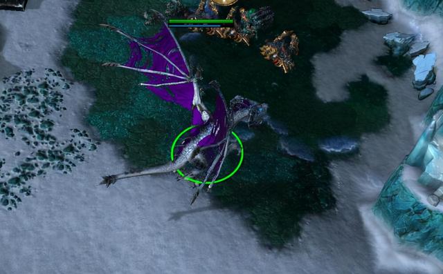 魔兽争霸3：终极兵种奇美拉与冰龙对比，攻击低的伤害反而更高