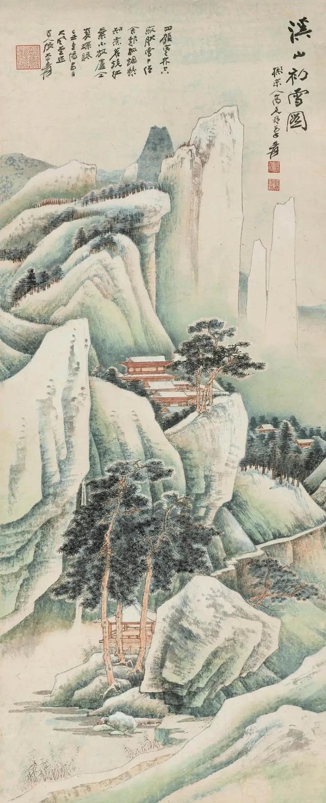 国色山水画插图