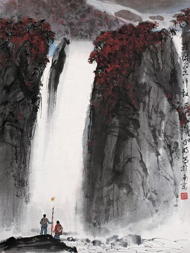 这幅精美的山水画有着幽雅的魅力和幽雅的意境插图