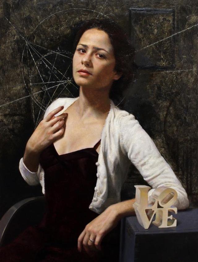 「通告」抽象油画花(抽象油画花卉)