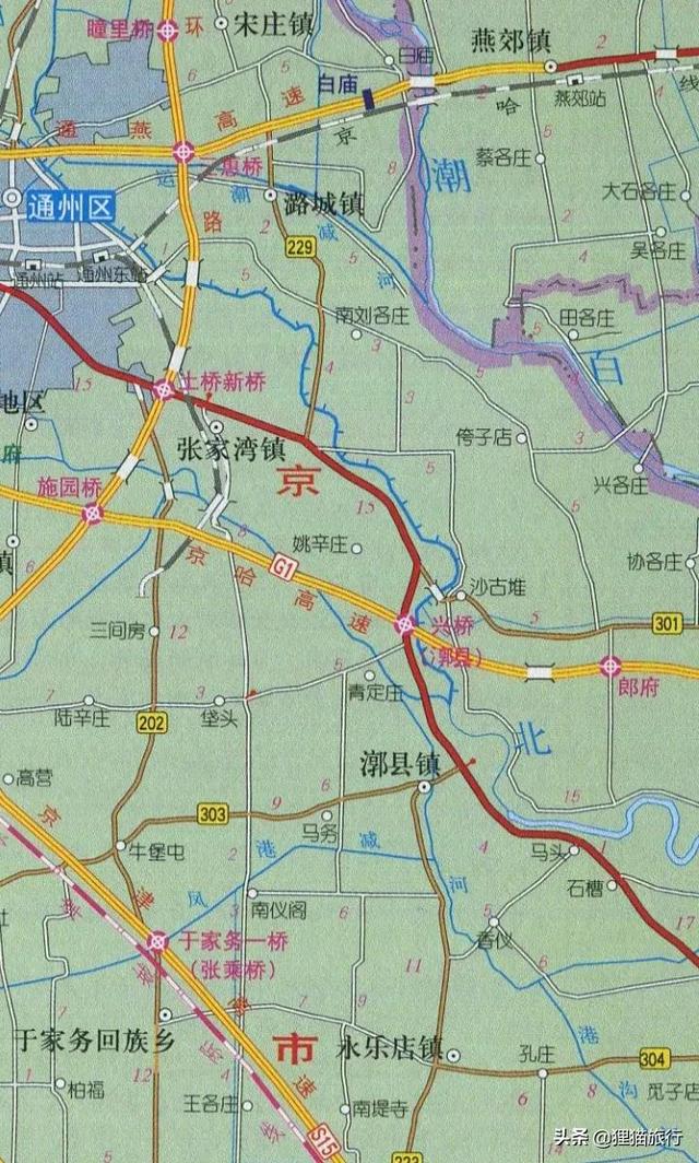 漷縣鎮位于京郊北運河畔，是郊遊采摘好去處，有涼水河、鳳港減河