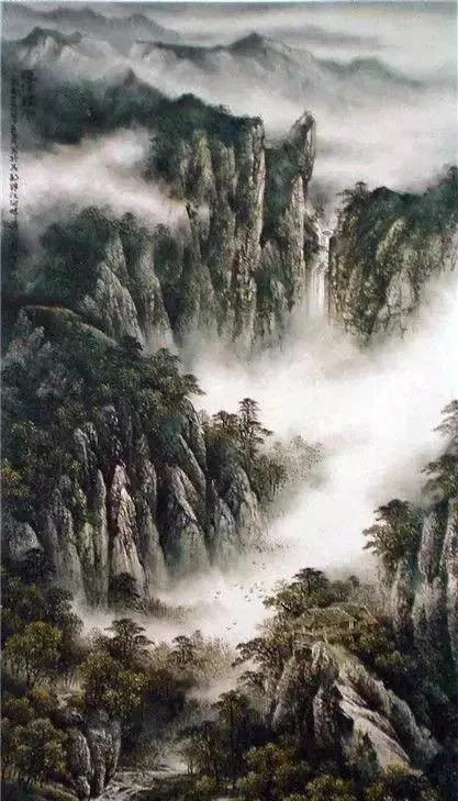 国色山水画插图