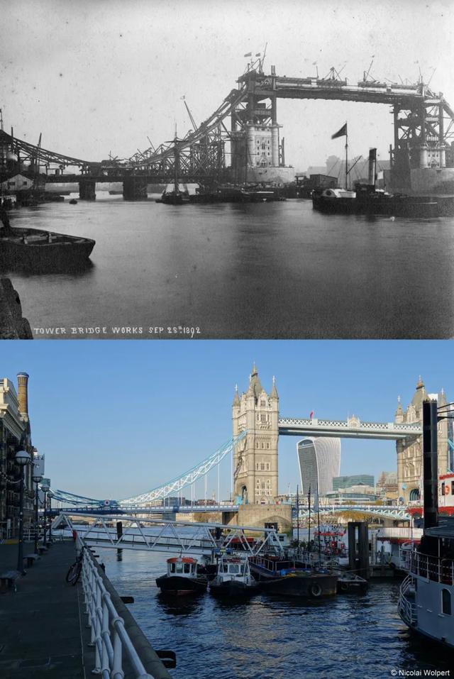 35张震撼对比照！世界著名景点100年前是什么样？