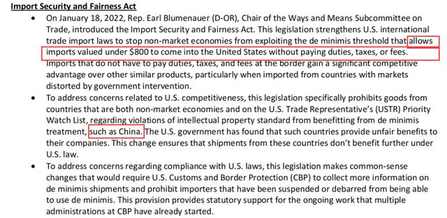 美国要取消小包免税政策 这类亚马逊 独立站卖家受影响大 Zh中文网