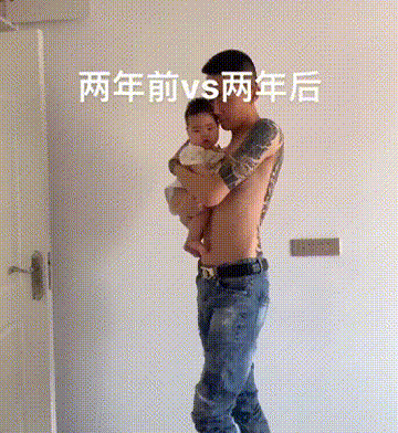 5年前心被萌化，5年后肺被气炸：看完10张爸爸带娃对比图，想生了