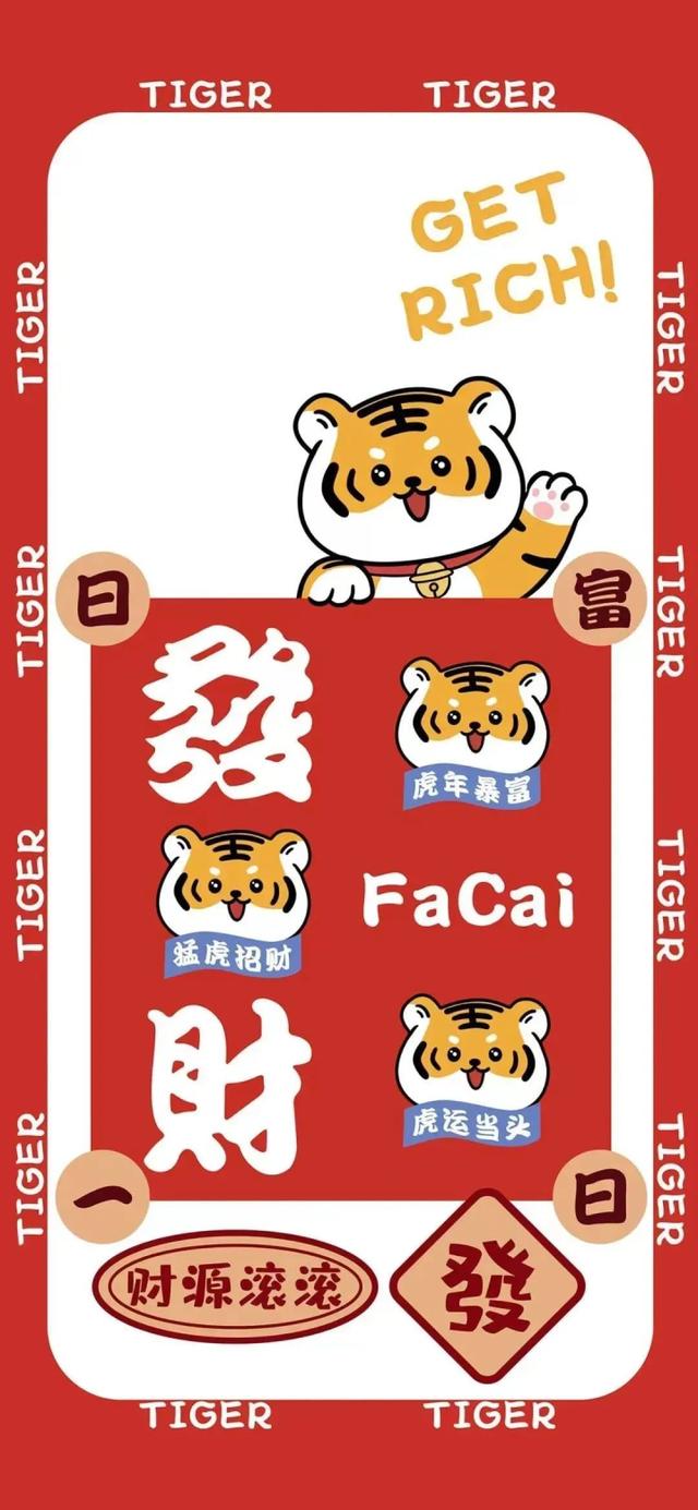 2022 虎年高清无水印新年壁纸