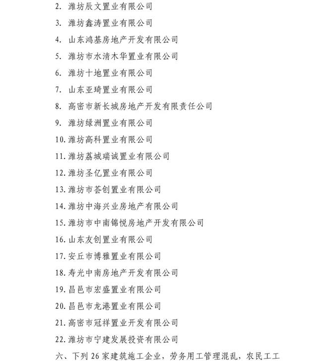 最新消息！山东一地关于2021年度全市住建领域农民工工资支付责任主体处理意见的通报