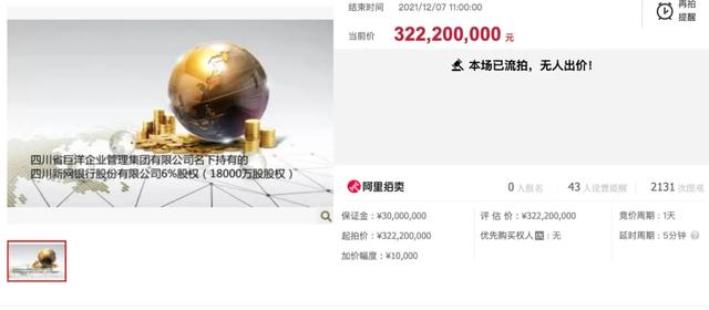 新网银行股权大幅折价拍卖流拍 昔日明星互联网银行遇到了什么问题？