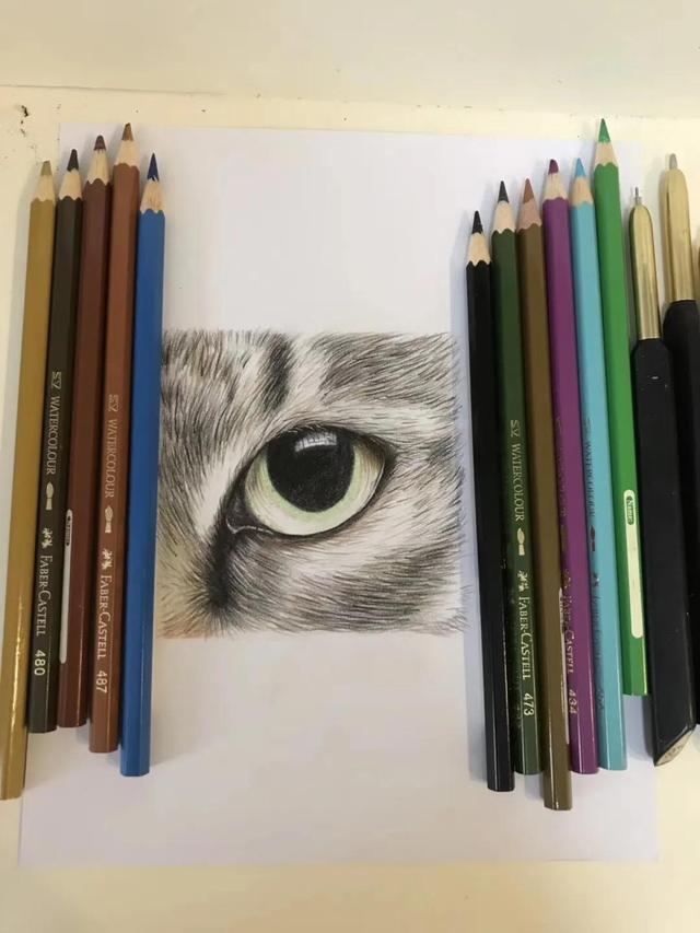 全职宝妈的画画过程