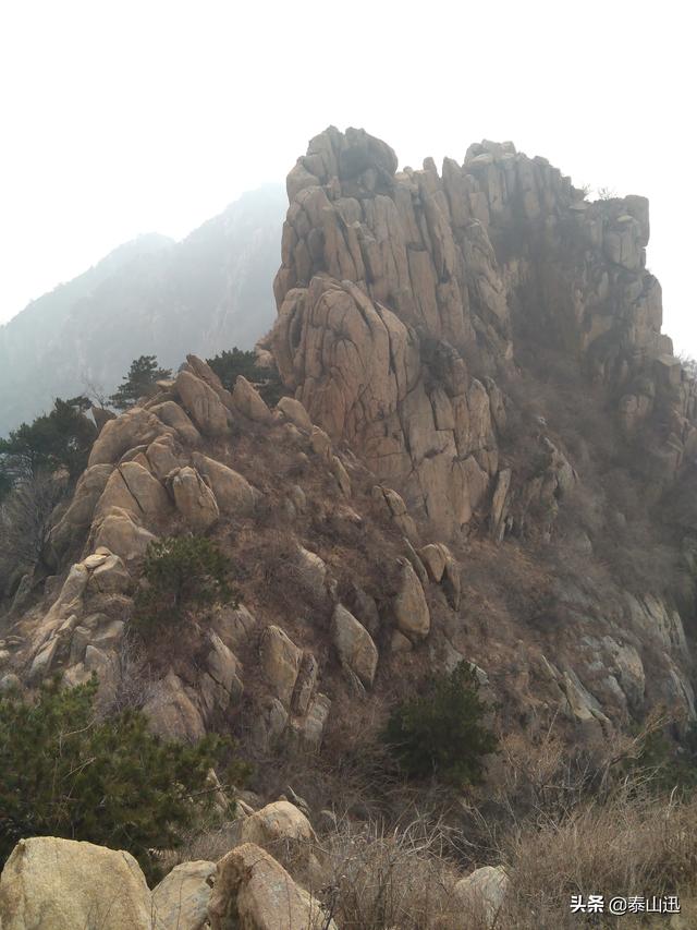 驢行泰山之黃崖山西山梁橫嶺