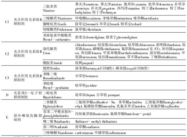 除草剂作用机理之——分类法及其应用3