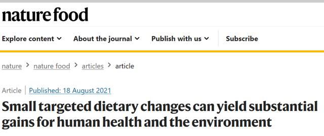 分析了5853种食物后，发现吃这些食物最减寿