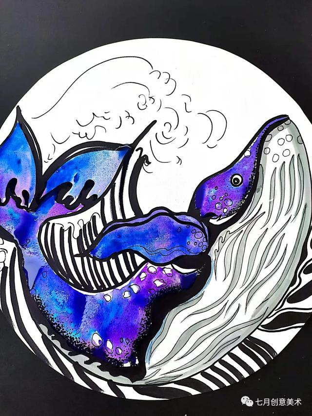 鲸鱼的图画大全(鲸鱼的图画大全简单又漂亮)-天晟网