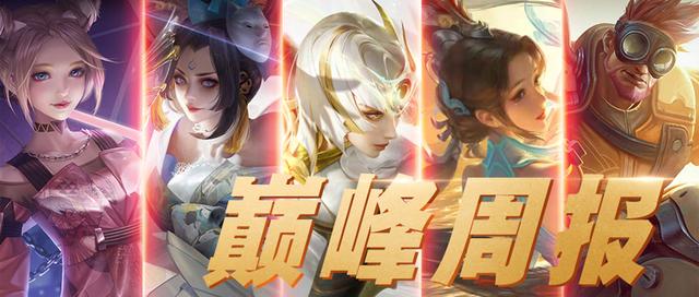 「巅峰周报」:马可孙尚香强势崛起,阿古朵禁用率胜率双高打野