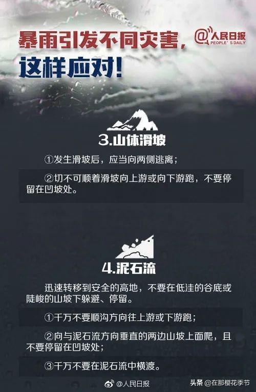 赣州雨҈雨҈雨҈，大树被折断，汽车被压，小心…