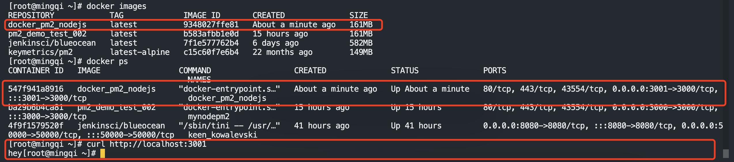 Jenkins集成docker部署nodejs应用并使用PM2作为守护进程