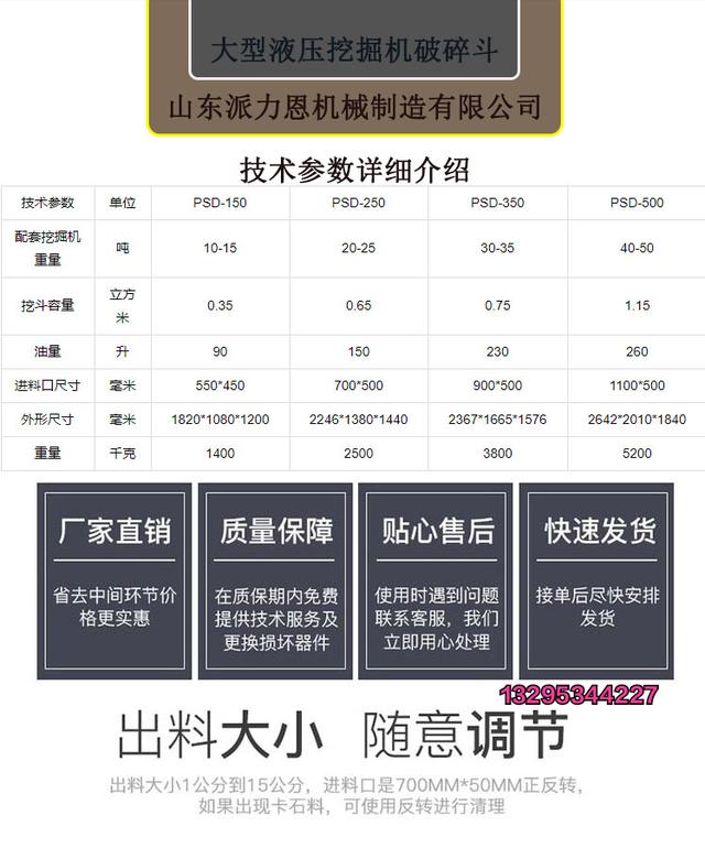 包含铲斗式破碎机价格的词条