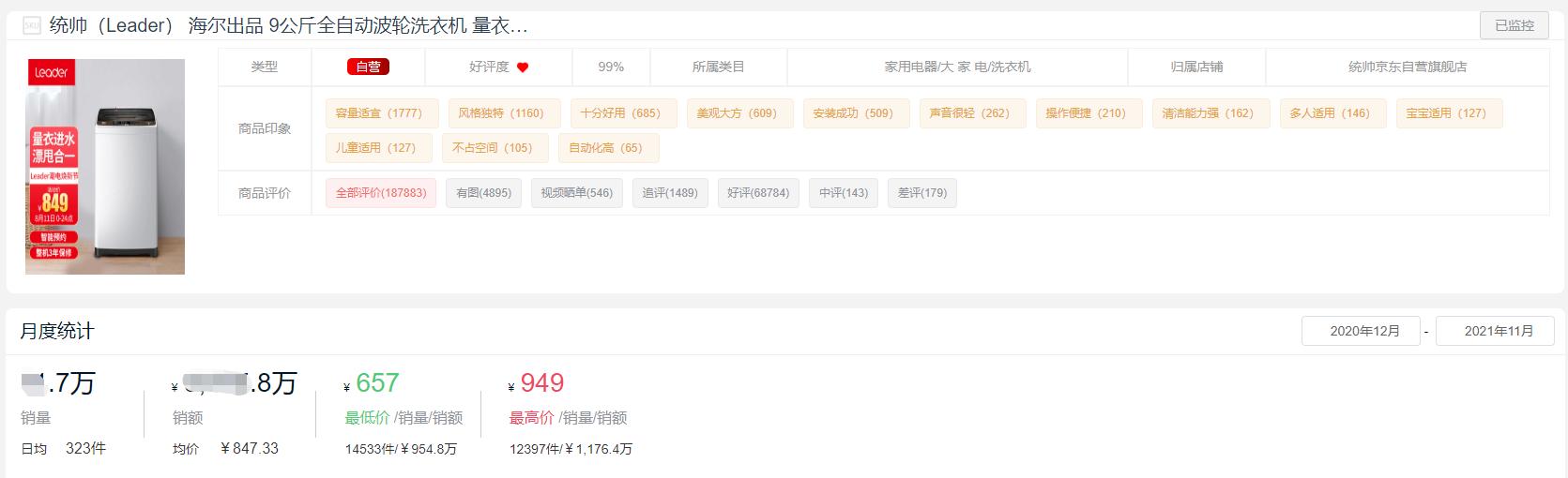 洗衣机排名第一(洗衣机最好品牌排行榜前十名)